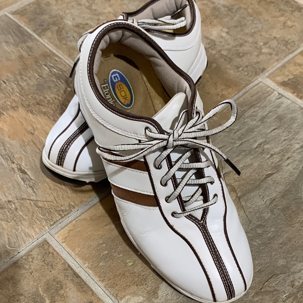 Etonic White and Brown Men's Sneakers